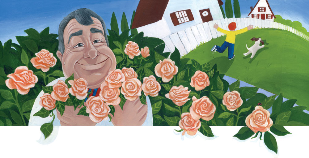 Heather Castles acrylic painting children's book illustration