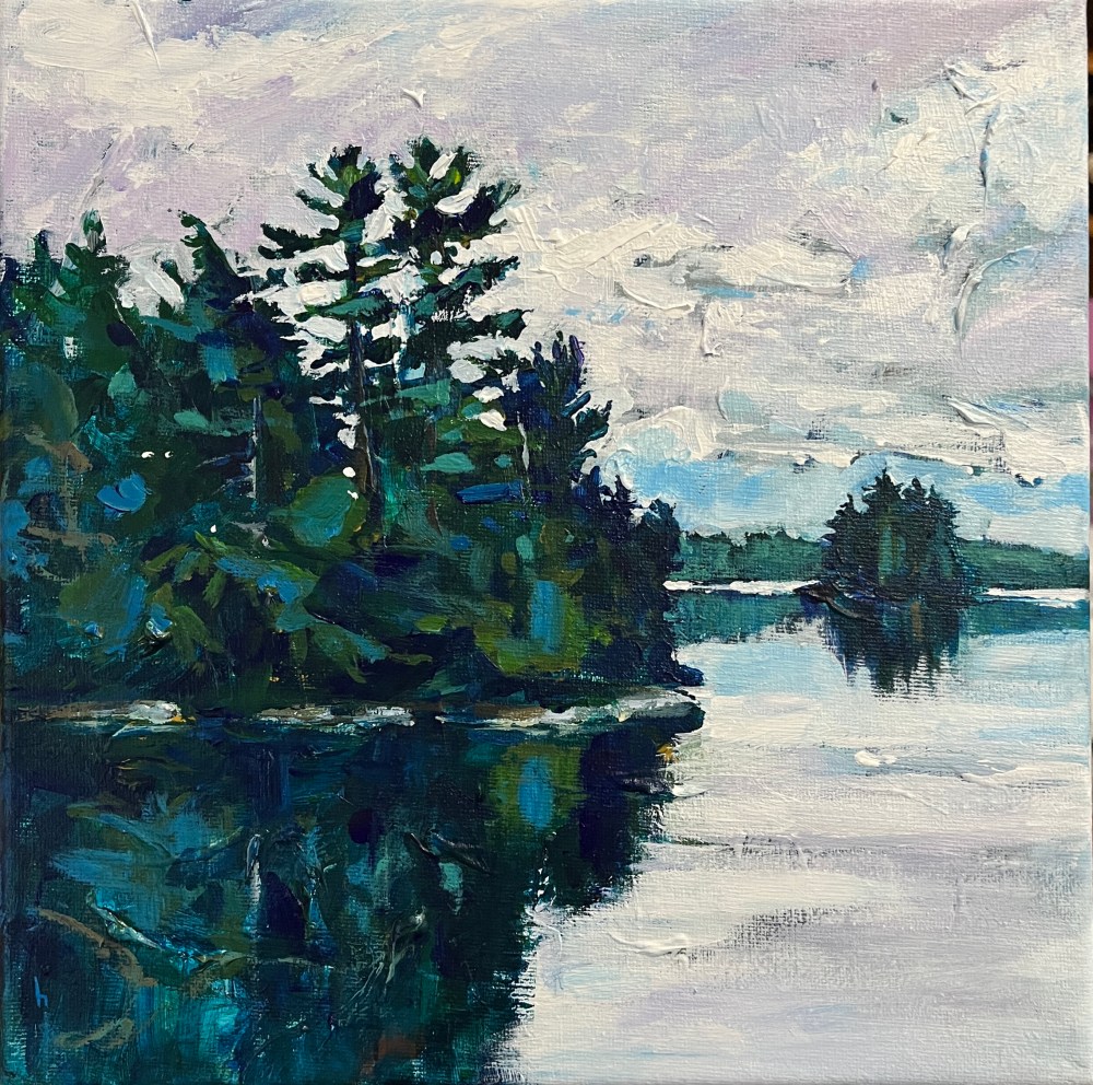 Canadian landscape acrylic painting by Heather Castles
